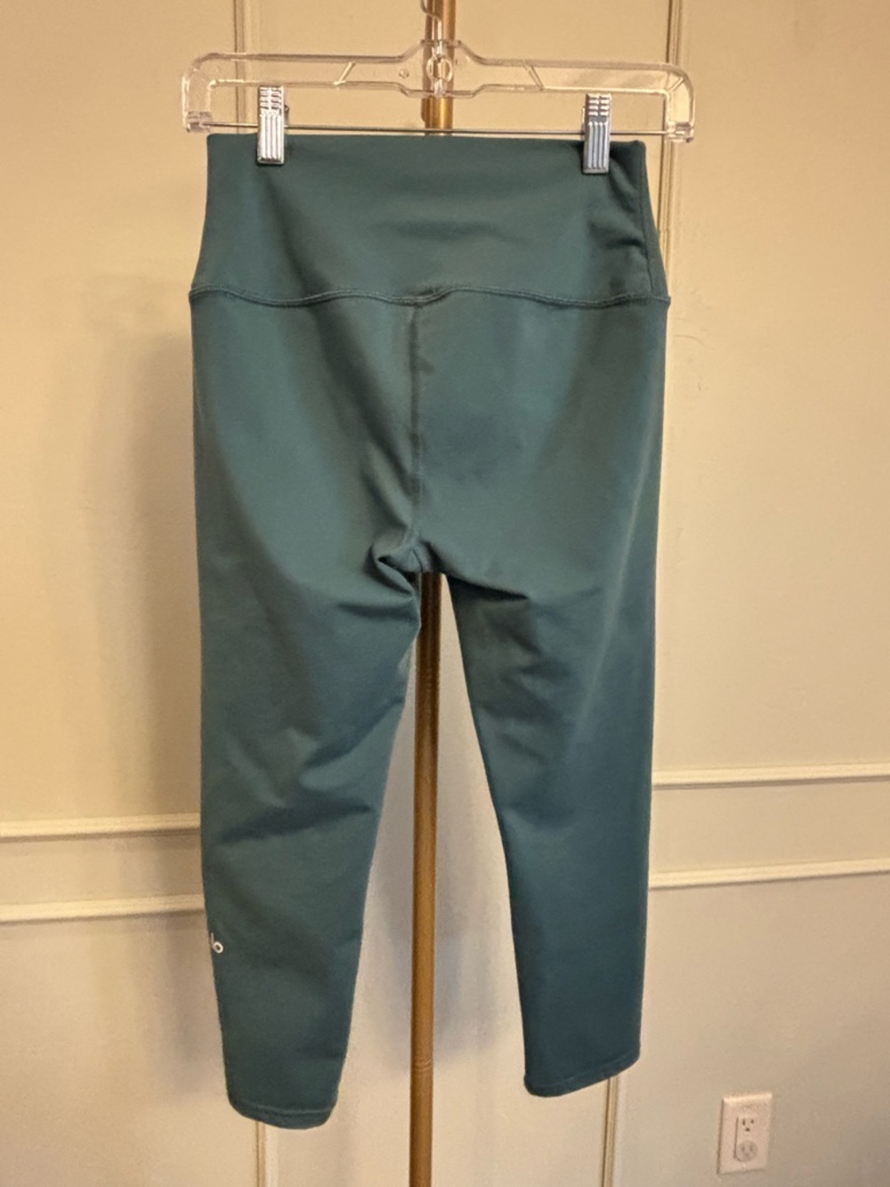 ALO Yoga Leggings Med High-Waist Dark Teal MSRP $118 - Picture 2 of 5